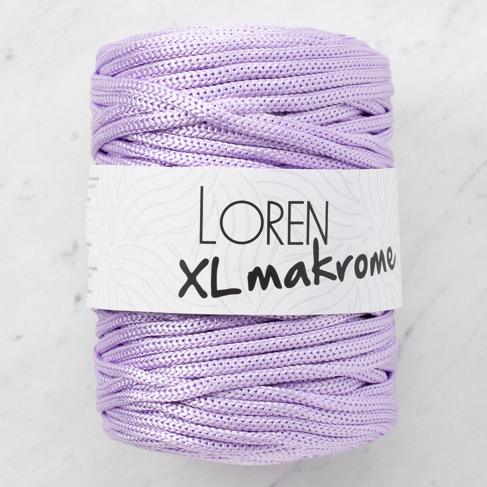 Loren XL Makrome Lila El Örgü İpi - R037